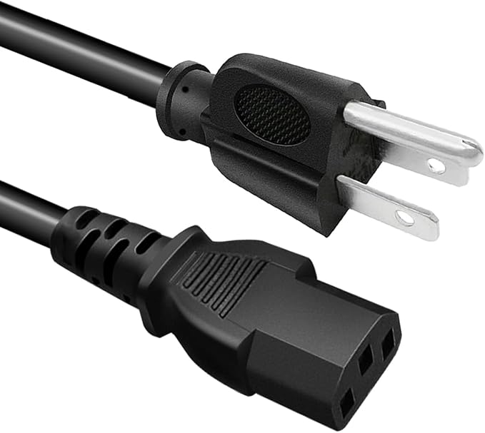 3 Pin Power Cord Replacement for Basvacsh 840S, hadlook CQ-48g Air Purifier AC - Image 2