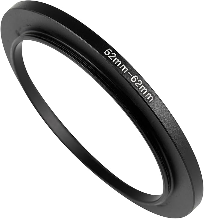 52-62mm Metal Step-Up/Down Ring Adapter Compatible by Unknown