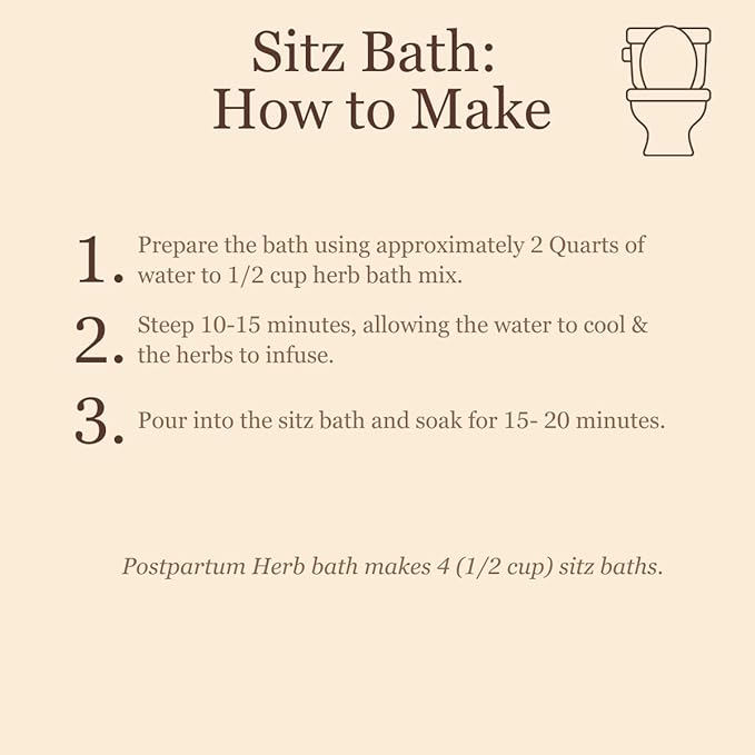 Birth Song Botanicals Postpartum Herb Bath 3PK