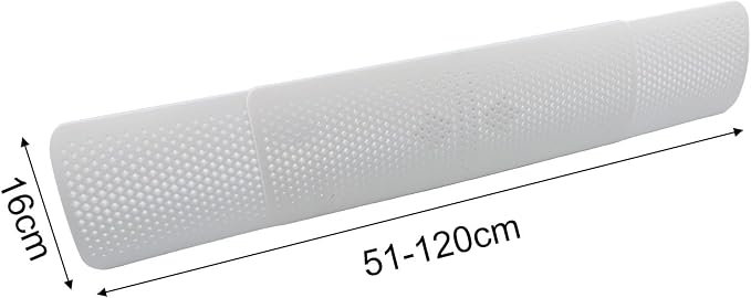 Ac Vent Adapter, Top And Side Vent Cover, Air Conditioner Filter Cotton Insert - Image 4