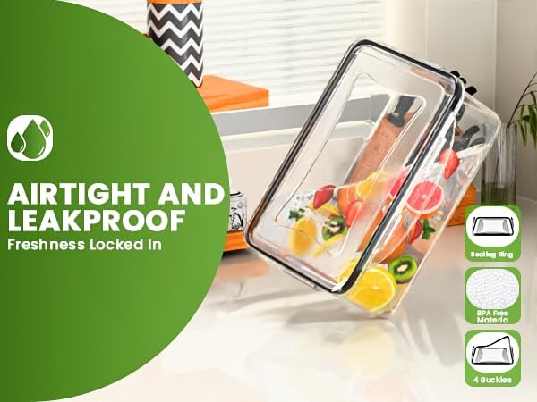 5 Pack Large Fruit Storage Containers - Image 7