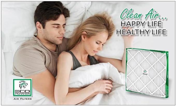 20x20x1 ECO POWER Air Filter MERV 10, Pleated HVAC AC Furnace Air Filters - Image 6