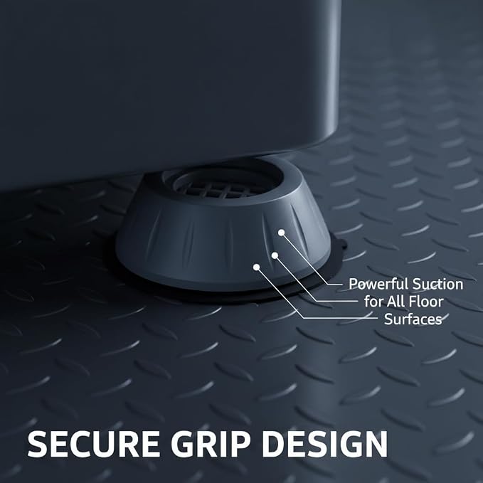 Sakerplus Anti Vibration Pads for Washing Machine, Anti-Vibration Support - Image 3
