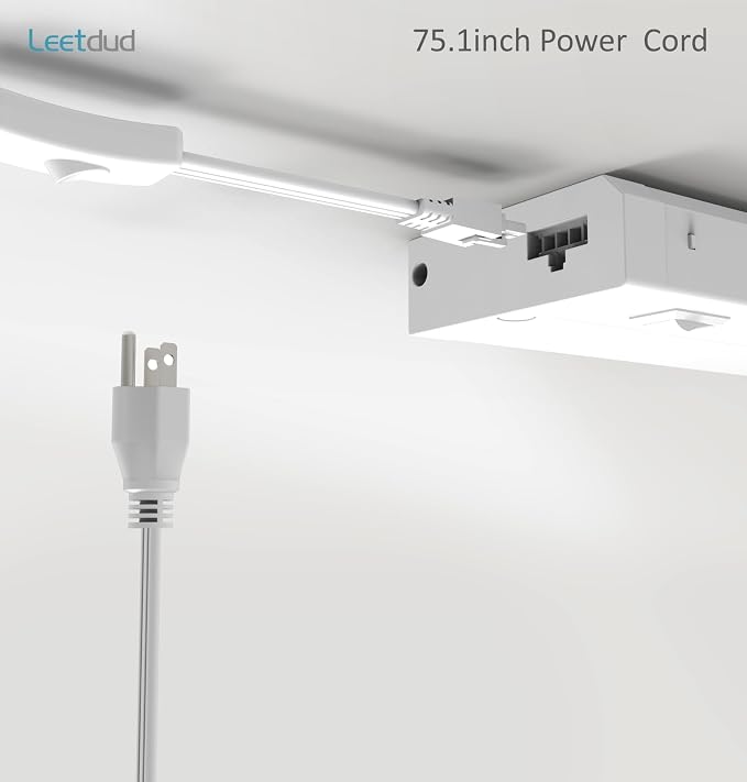 Leetdud Replacement Power Cord for Air Kit Pro Under Cabinet Lighting, 5.9 Ft - Image 4