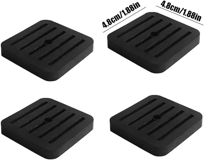 4pcs Air Conditioner Vibration Isolator AC Anti-vibration Rubber Pad - Image 2