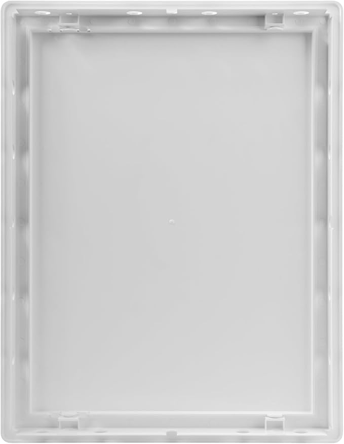 Vent Systems White ABS Plastic Access Panel 10 x 13 Inch (Opening) - Pack of 2 Access Door for Drywall, Wall, Ceiling - Electrical, Plumbing Service nspection Door - 11 x 13.7 Inch (Outer)