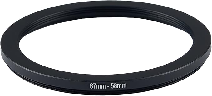 67mm Lens to 58mm Camera Lens Adapter 67mm to 58mm Step Down Ring Adapter Ring - Image 2