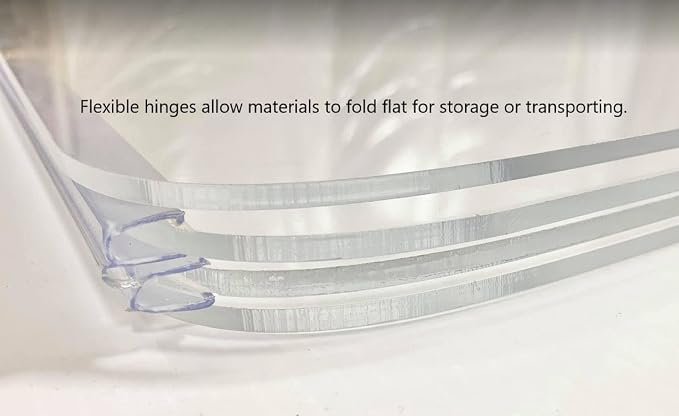 DistinctAndUnique Clear PVC Hinge Piano Style - Image 5