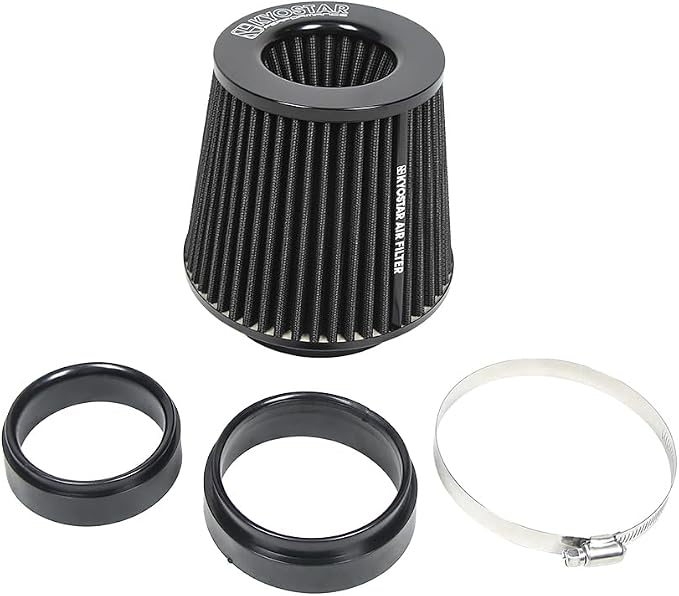 KYOSTAR Universal 3/3.5/4" High-Flow Air Filter, Reusable Cone Cold Air Intake by Kyostar