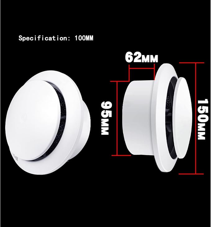 The New Press Type Three Adjustable New Air System Outlet Exhaust Return Air - Image 2