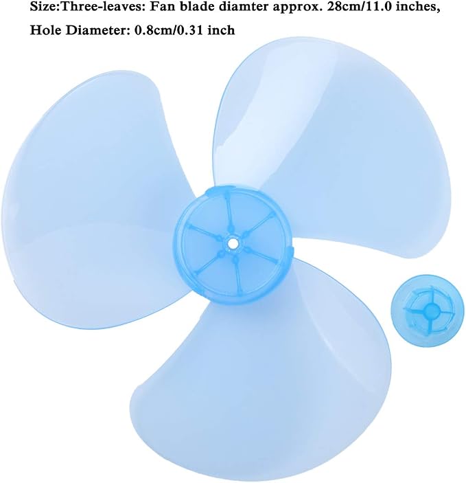 dPois Plastic Fan Blade Leaves Universal Household Standing Pedestal Fan Table - Image 7