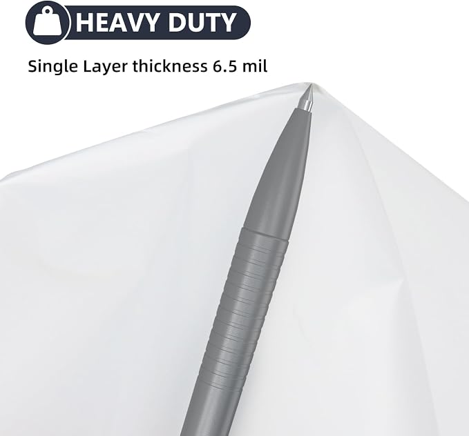 6.5Mil Clear Plastic Dust Collector Bags - Image 4