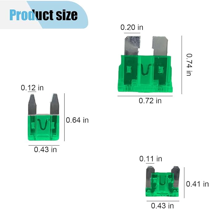 306PCS Automotive Fuses Assortment Kit, Mini & Standard & Low Profile Mini Fuses - Image 3