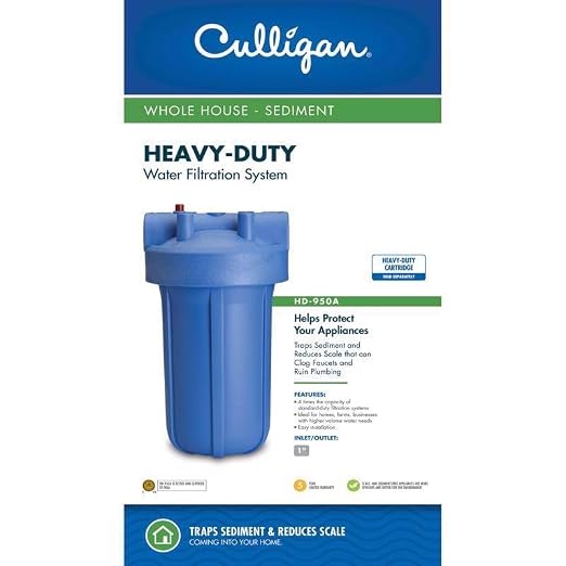 Culligan HD-950A Whole-House Heavy Duty 1" Inlet/(Outlet Water Filtration - Image 2