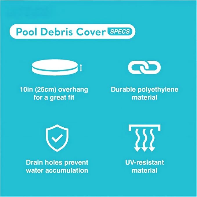 10ft x 30in Round Metal Frame Above Ground Pool, W/Filter Pump and Cover | - Image 6