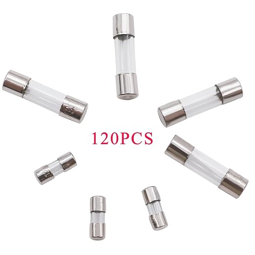 Tnisesm 120 Pcs Fast Blow Glass Fuses Assortment Kit 125V- 3A, 5A 5 x 20mm - Image 6