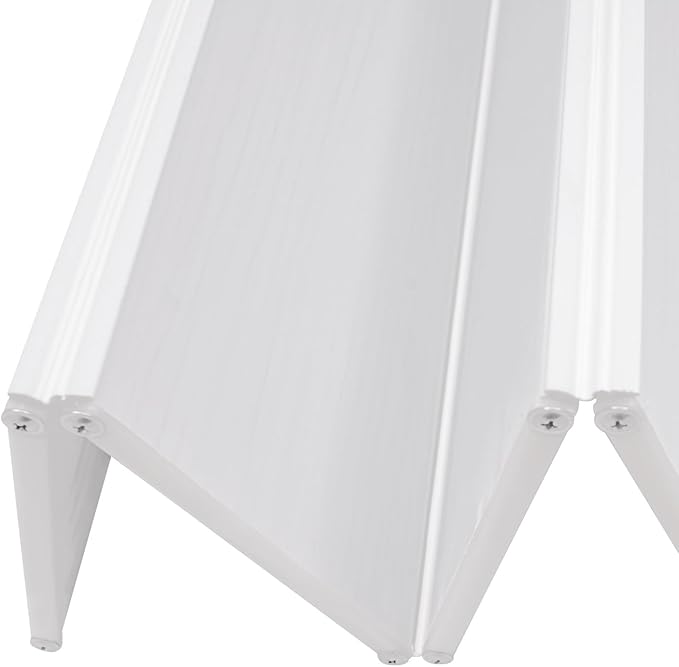 Bathtub Cover 70.8" x 31.5" Folding PVC Bathtub Cover Adjustable Anti-dust Shutter Bath Lid Insulation Bathtub Tray for Most Tubs in Home, Bathroom, Spa (White)
