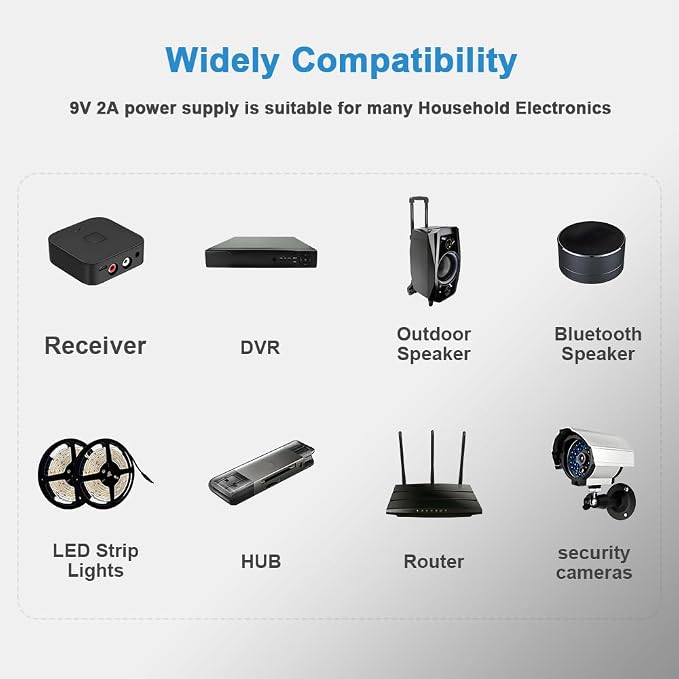 9V 2A Power Supply Universal 9V 2A Power Supply Adaptor - Image 2