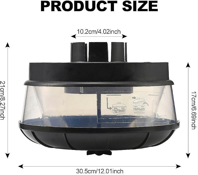 Universal Air Pre-Cleaner Assembly 4 Inch Intake Inlet Pre Filter Sand Rain Cup - Image 3