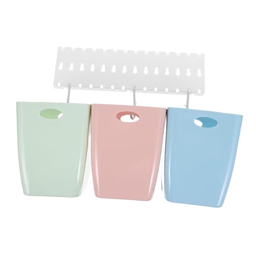 1set Wall-Mounted Sorting Trash Bin Space-Saving Recyclable Garbage Bins by Outanaya