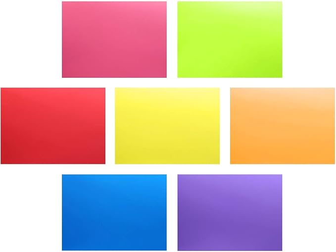 14 Pack Color Correction Light Gel Filter Sheet Colored Overlays Transparency - Image 5