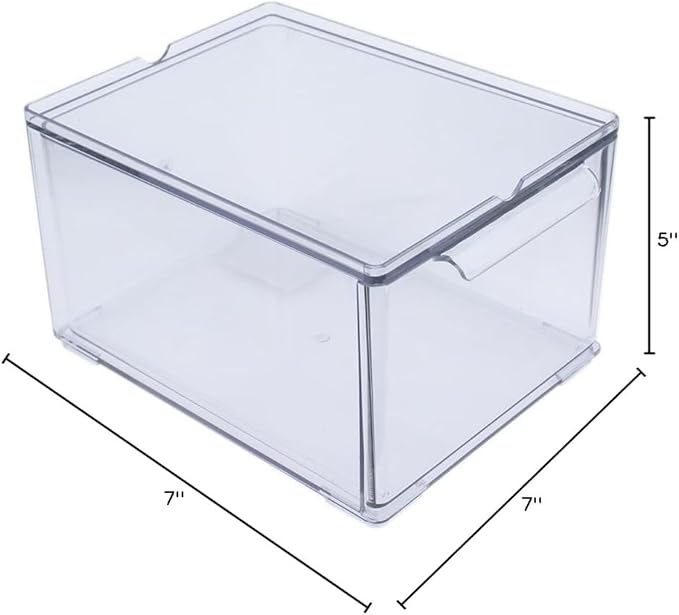 Multi-Purpose Acrylic Box - Organize with Style (Transparent)