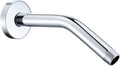 123815 Replacement For Moen 8 Inches Anti-leakage Ceiling Wall Mounted Bend Accessories-Basic Shower Arm and Flanged,Made of Solid Brass,Chrome
