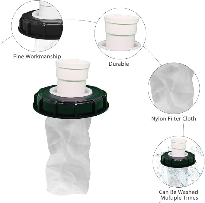 samou IBC Lid Filter 165 mm Straight Ton Barrel Cover - Image 3