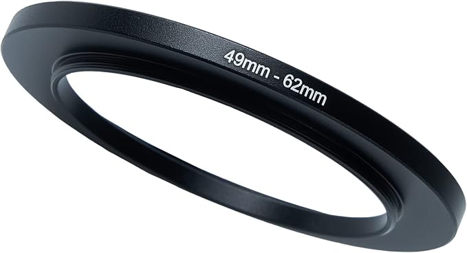 49mm to 62mm Step-Up Ring Filter Adapter by BETUYESS