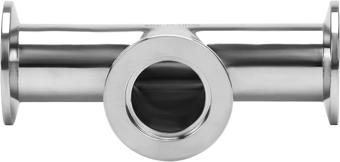 DERNORD KF-25 Tee 3 way Vacuum Fittings Stainless Steel 304 Pipe Fittings - Image 4