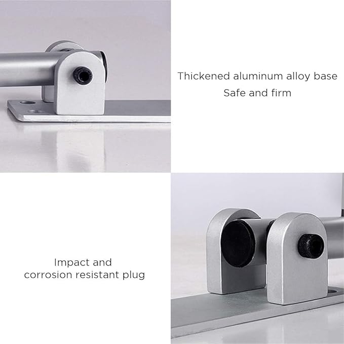 Handicap Grab Bars Rails 29.5 Inch Toilet Handrails Bathroom Safety Bar Hand Support Rail Handicapped Handrail Accessories for Seniors Elderly Disabled Mounted Bath Grips