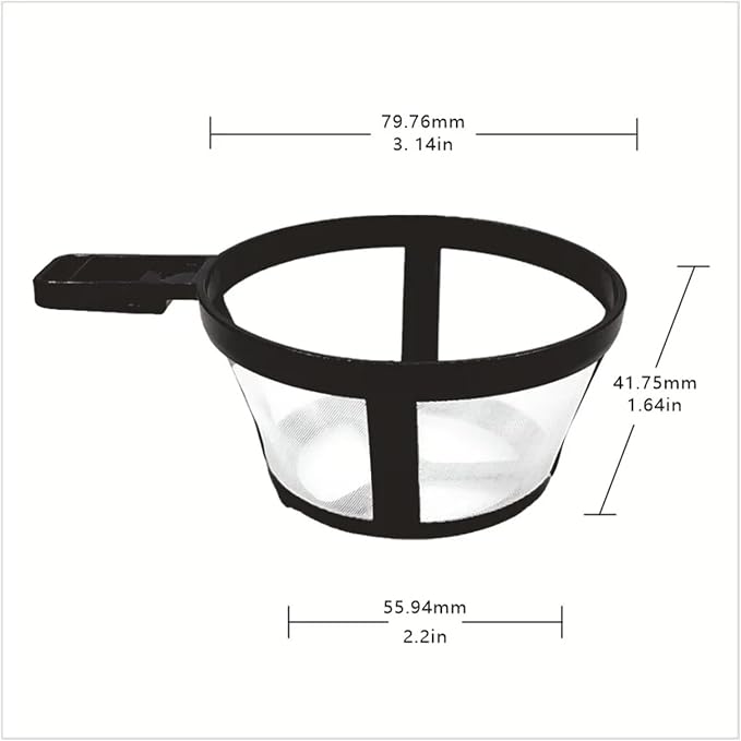 1/3/5/10pcs Coffee Filter Reusable Nylon Coffee Pot Filter Portable Basket Cup - Image 7