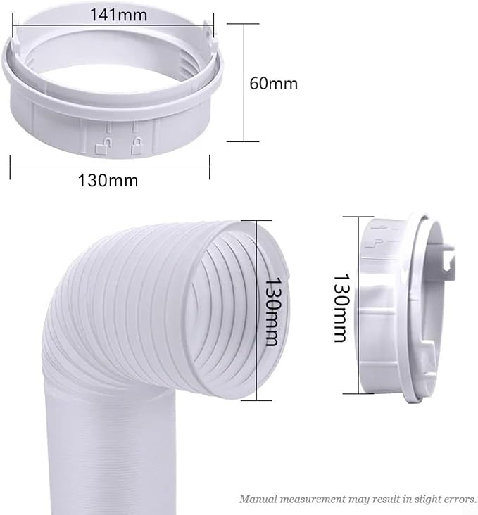 Exhaust Duct Interface For TCL Air Conditioner Body 130Mm Mobile Air - Image 2