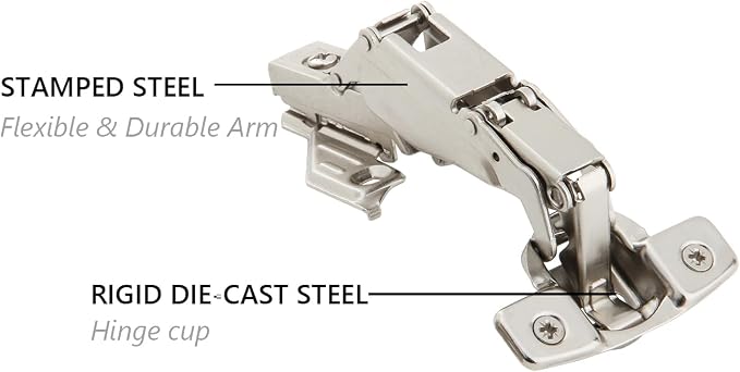 Silverline Lazy Susan Corner Hinge Clip On 165 Angle Cabinet Hardware - Image 3