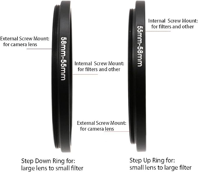 95 to 77mm Metal Step Rings, 95mm to 77mm Step Down Ring Filter Ring Adapter - Image 7