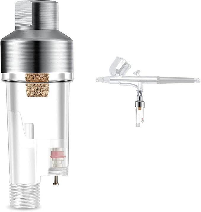 ABESTAIR Airbrush Filter in-line Water Moisture Trap Mini Air Filter Water Oil by ABEST