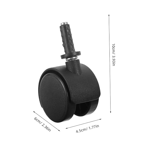 Zerodeko 4pcs Nylon Appliance Swivel Casters - Image 8