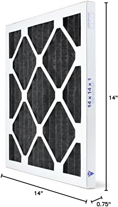 AIRx Filters Odor 14x14x1 Air Filter MERV 7 AC Furnace Pleated Air Filter - Image 9