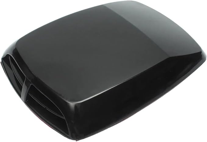 Decorative Hood Scoop Air Intake Flow Vent Black Carbon Universal Car by Unknown