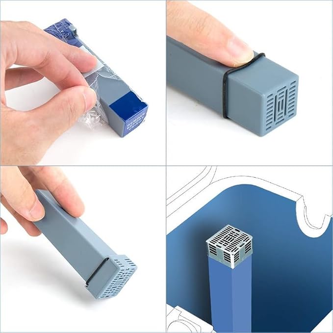 4-Piece Air Purifier Replacement Filter and Check Valve Maintenance Kit - Image 8