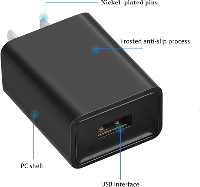Charger Repalcement for Bitvae C5 C6 C2 Water Flosser, 7AM2M AM110/AM105, Fairywill, Dnsly, KIPOZI, Sboly, Vekkia, Gloridea Toothbrush Sonic Toothbrush, AC/DC Adapter Wall Block