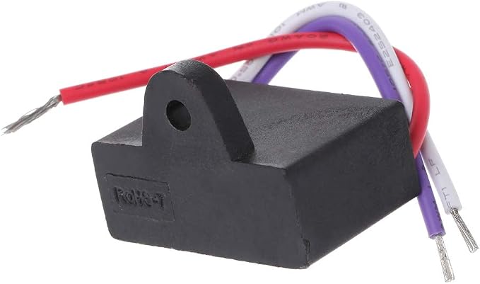 Black CBB61 1.5uF+2.5uF 3 Wires 50/60Hz Capacitor - Image 6