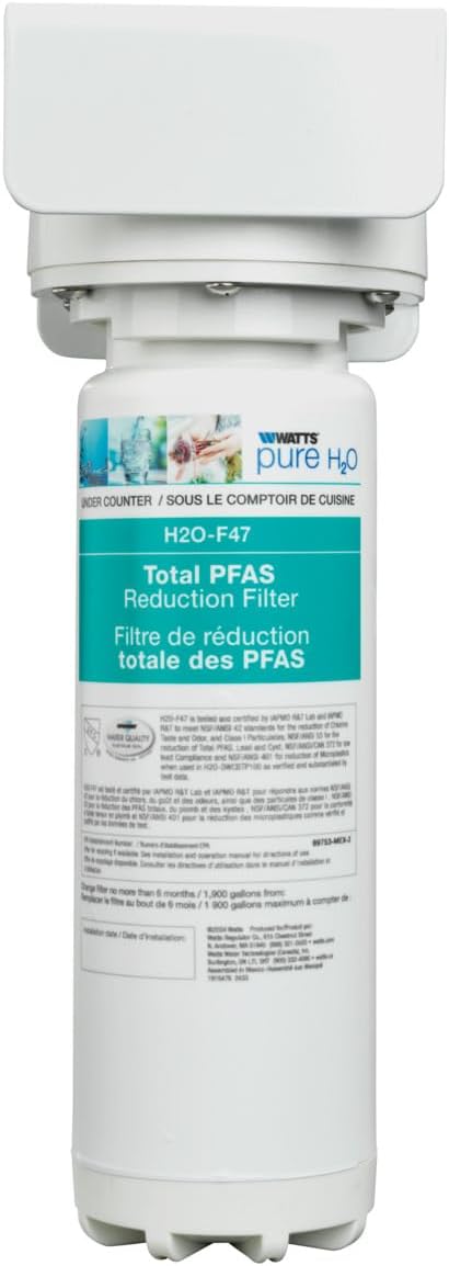 Watts Premier H2O-DWCBTP100 Single-Stage Total PFAS Reduction Under Counter - Image 6