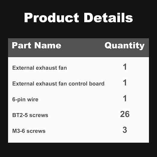 Original Bamboo P2S External Exhaust Fan Kit - Image 6