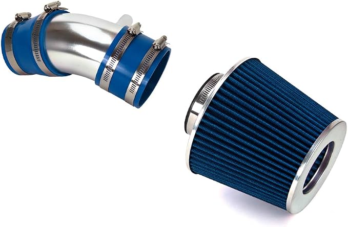 Rtunes Racing Short Ram Air Intake Kit + Filter Combo BLUE Compatible by RtunesRacing