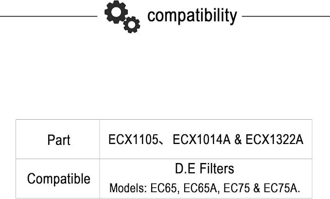 Generic Pool Filter Diaphragm Gasket ECX1105, Shaft kit ECX1014A and - Image 2