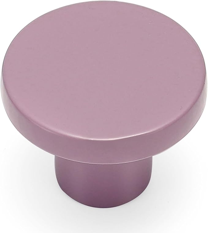 Ravinte 30 Pack Cabinet Knobs Purple Kitchen Cabinet Knobs Round Dresser Drawer Pulls Closet Door Pulls 1-1/5 Inch