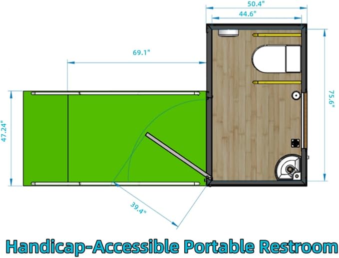 Outdoor Portable Restroom, Mobile Toilet