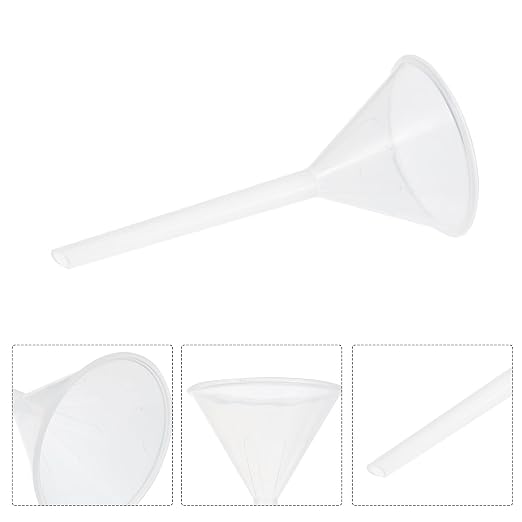 Veemoon 10pcs 75mm Plastic Triangle Filling Funnels Pp Scientific Laboratory - Image 4