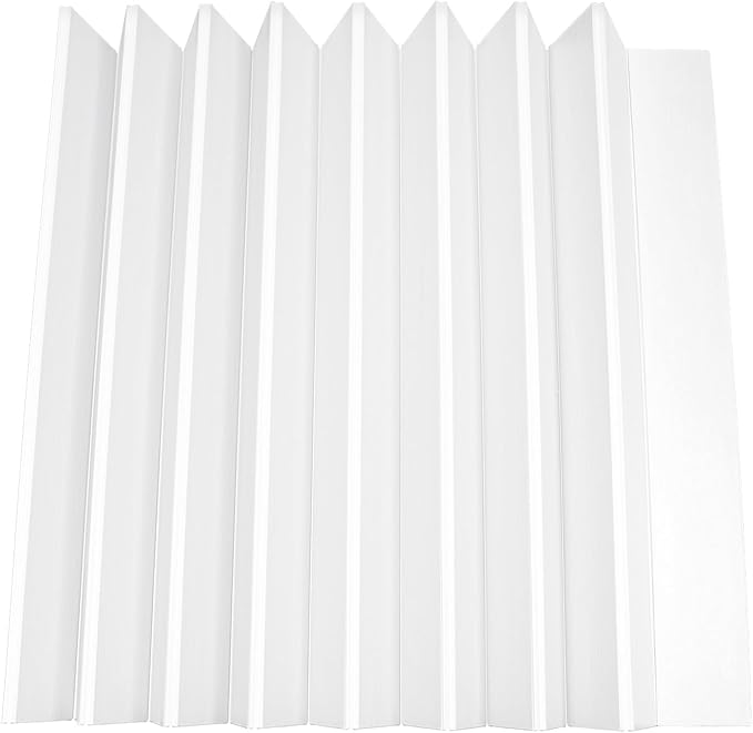 Bathtub Cover 70.8" x 31.5" Folding PVC Bathtub Cover Adjustable Anti-dust Shutter Bath Lid Insulation Bathtub Tray for Most Tubs in Home, Bathroom, Spa (White)